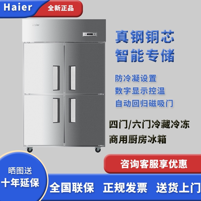 冷藏冷冻商用厨房冰箱Haier/海尔