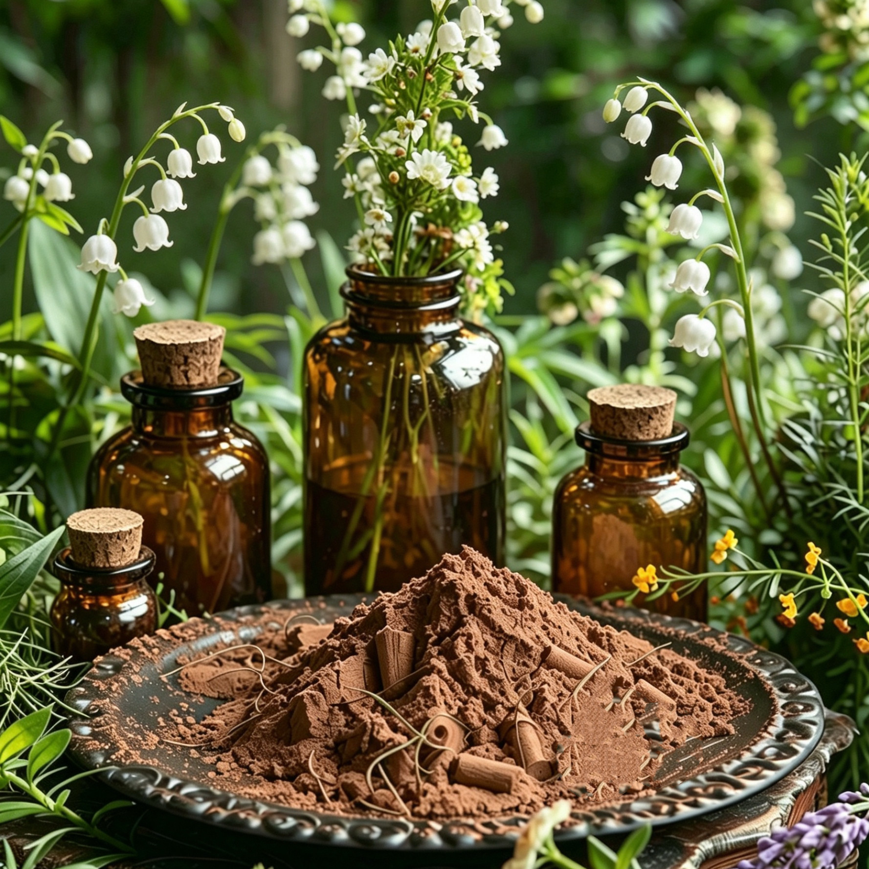 手作草药香雾粉 天然植物Magic熏香粉安眠香氛自然力量草本灵香粉