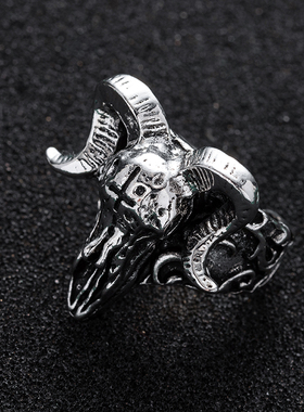 骷髅头戒指康斯坦丁地狱极恶欧美