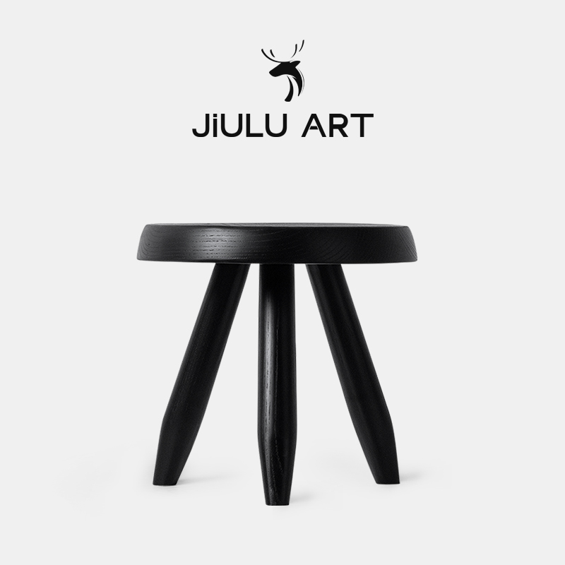 纯实木小凳子家用矮凳白蜡木小圆凳客厅茶几创意小木凳儿童小板凳