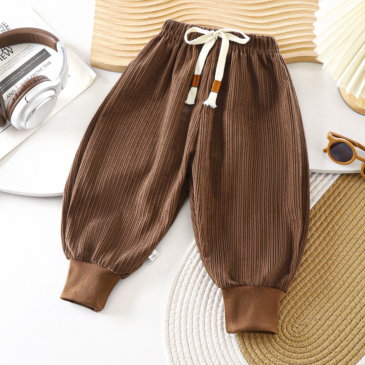 宝宝儿童新款灯笼裤休闲裤男女儿童裤子宽松新款中小童