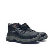 防砸防刺钢头工作鞋 外贸户外头层牛皮高帮防水防滑耐磨男士 劳保鞋