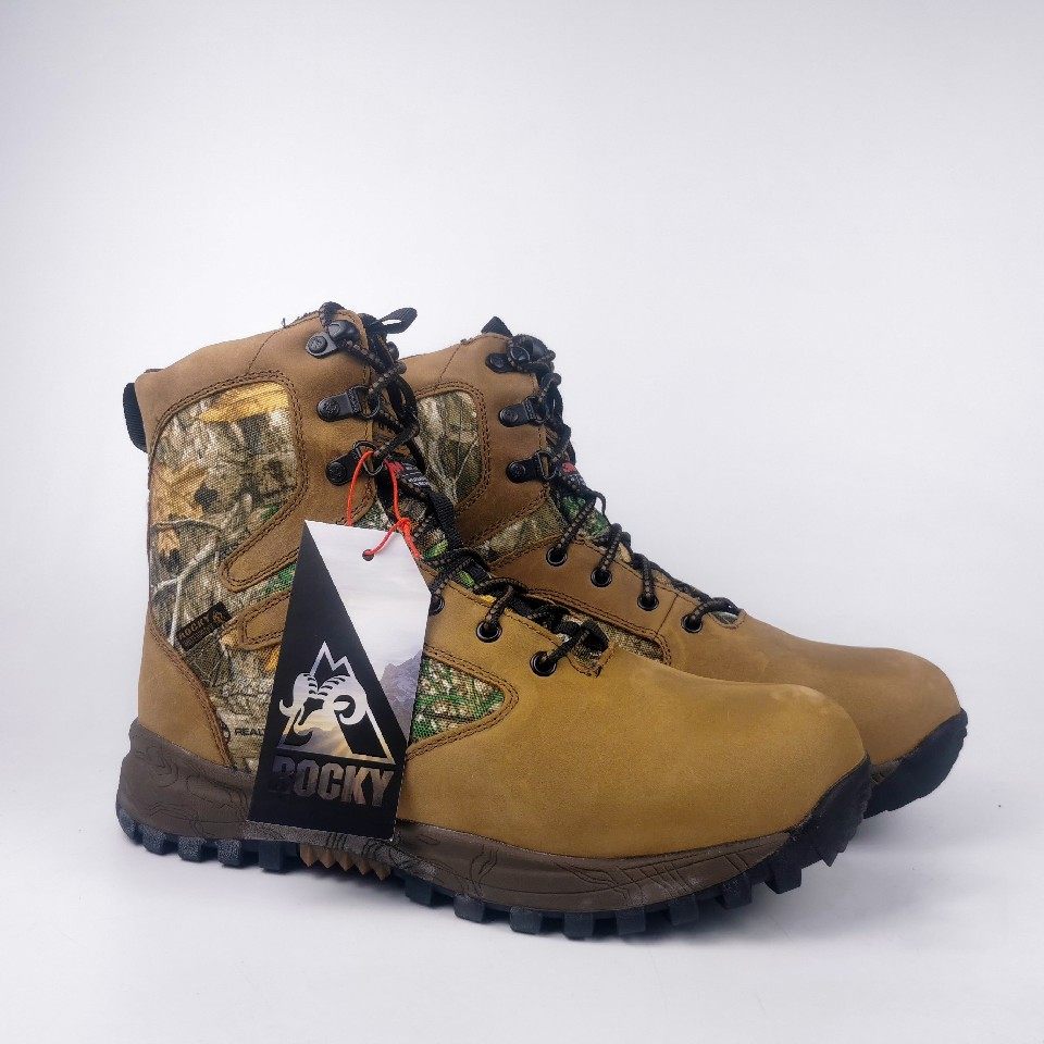 Rocky洛基保暖高帮户外男女雪地靴防水牛皮登山防滑儿童徒步鞋 - 封面