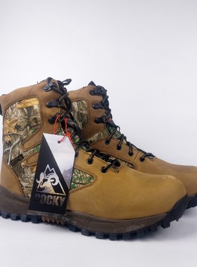 Rocky洛基保暖高帮户外男女雪地靴防水牛皮登山防滑儿童徒步鞋