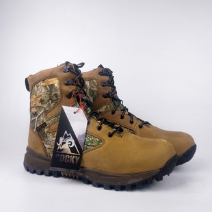 Rocky洛基保暖高帮户外男女雪地靴防水牛皮登山防滑儿童徒步鞋