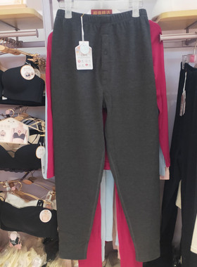 都市丽人男士打底裤25年新款加厚加绒分码抗静电九分保暖裤FLT4A8