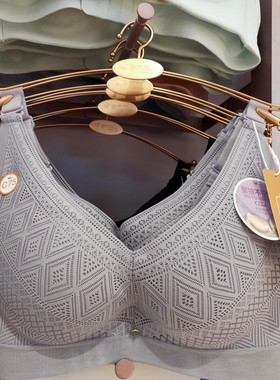 都市丽人文胸21新款后四排扣软钢圈薄款聚拢不空杯文胸LJ14H1