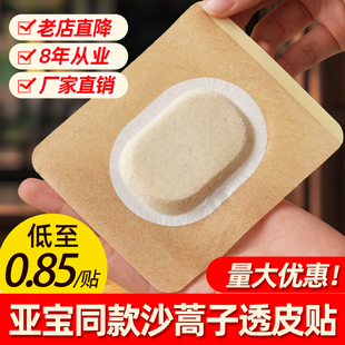 沙蒿子透皮贴亚宝透皮专用贴中药贴敷透气胶贴外敷膏药贴沙蒿子贴