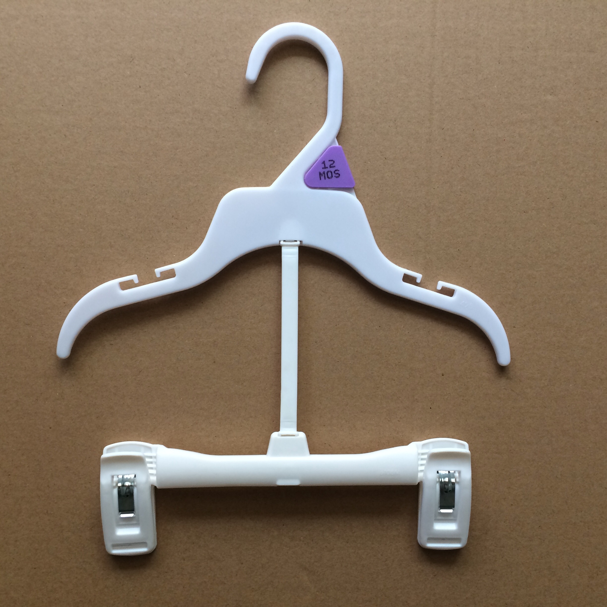 服装店儿童服装套装塑料展示衣架