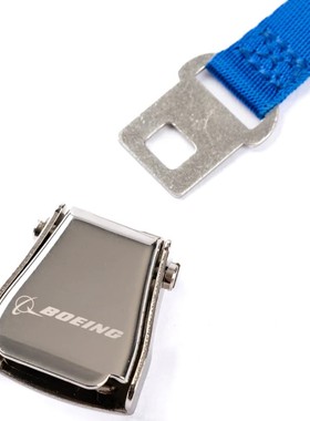 飞行商店 波音Boeing 美国官网 Seat Belt Keychain安全带钥匙扣