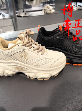 MLB2025新款复古男女情侣老爹鞋百搭厚底增高运动休闲鞋3ASHW005N