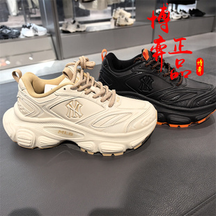 MLB2025新款复古男女情侣老爹鞋百搭厚底增高运动休闲鞋3ASHW005N