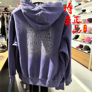 MLB25秋季新款男女情侣时尚潮流复古水洗做旧风套头卫衣3AHDV0554
