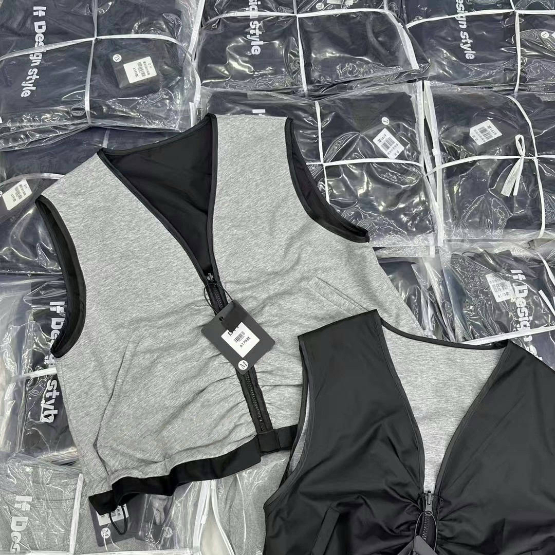 2025早春清仓不退不换春季新款时尚百搭双面穿纯色拉链无袖马甲女