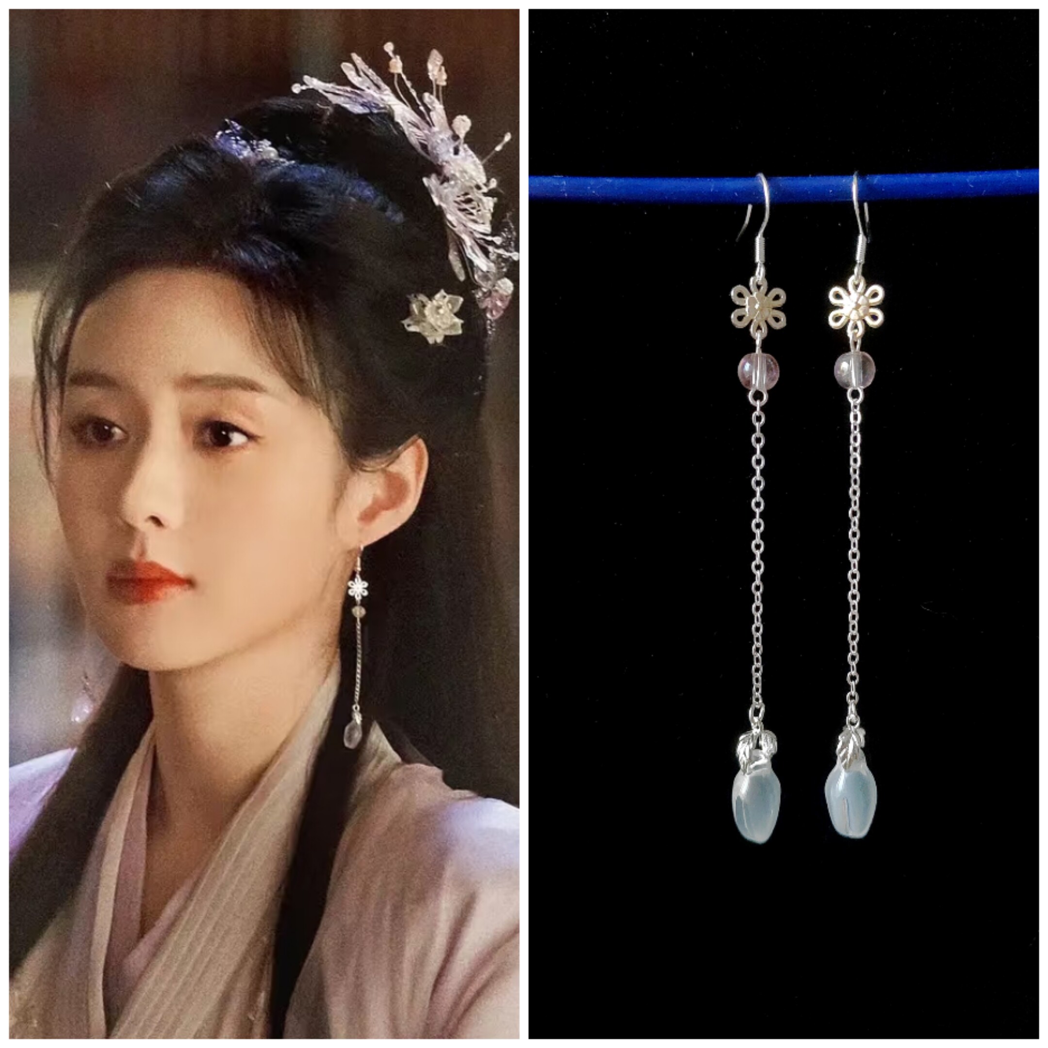 献鱼郑合惠子同款耳环耳饰耳坠长耳环