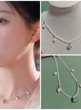 珠帘玉幕端午赵露思同款项链璎珞古法琉璃珠唐风宋制古风汉服项链