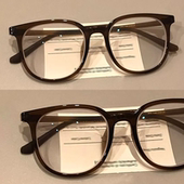 高级显白栗子棕超轻近视眼镜女ins高颜值可配度数女防蓝光平光镜