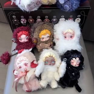 POPMART泡泡玛特SKULLPANDA3.0不眠剧场系列毛绒公仔挂件正品 礼物