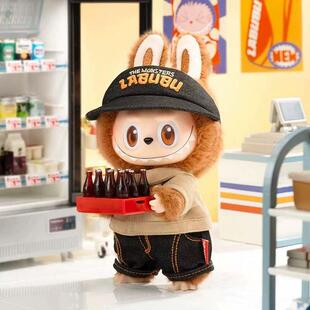 Cashier便利店搪胶毛绒公仔 POPMART泡泡玛特LABUBU收银员Naughty