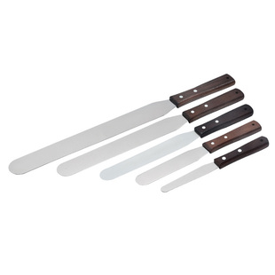 灰油抹刀不锈钢木质手柄抹刀 油膏刀 实验室抹刀 不锈钢抹刀 刮刀