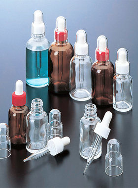 白色滴瓶棕色滴瓶30ml60ml100ml125ml Maruemu进口挤瓶钠钙玻璃瓶