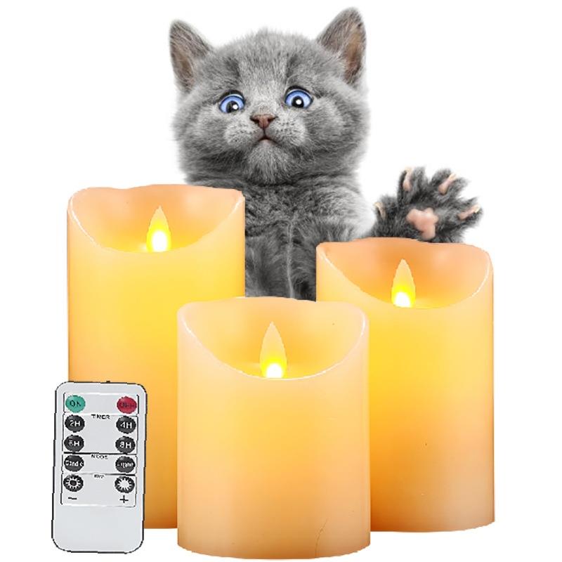 遥控电子LED蜡烛浪漫生日表白求婚婚礼场景布置假仿真火苗摇摆灯