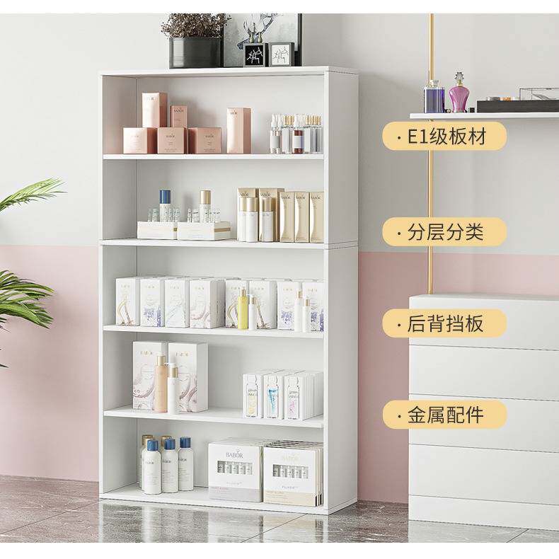 化妆品展示柜简约美容院产品陈列柜货架美甲理发店展柜母婴店货柜