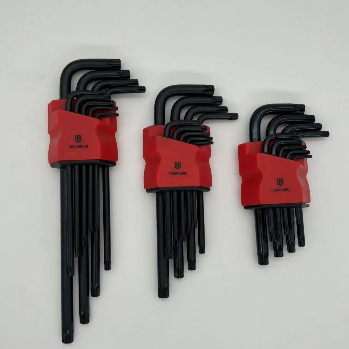 内六角扳手单球头L型六方棱1.5/2/2.5/3/4/5/6/7/8/10mm工具套装