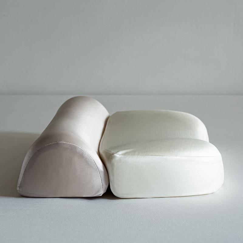 趴睡深睡零压记忆护颈颈椎枕芯慢回弹牵引二合一牵引组合记忆棉枕