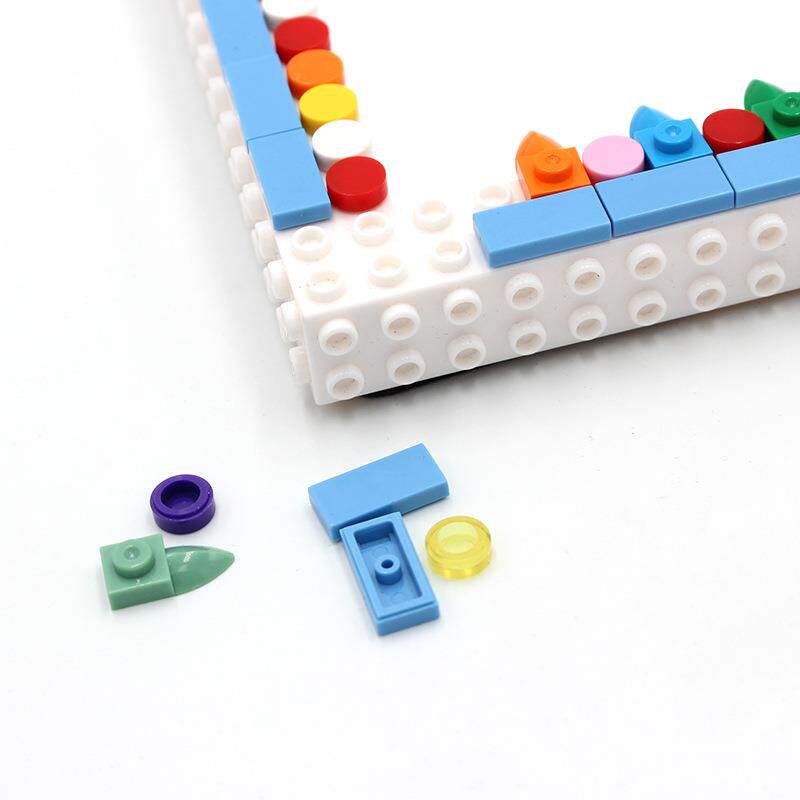 拼忆DIY儿童积木相框幼儿园毕业照亲自活动手工制作创意礼品摆台