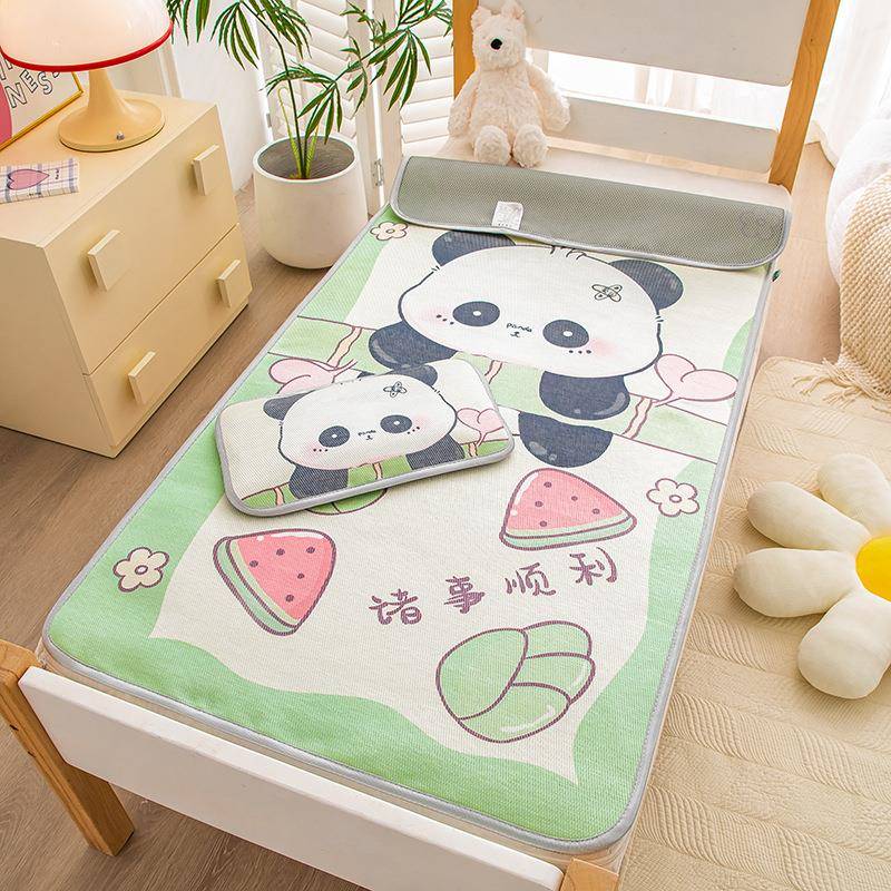 A类新生儿儿童凉席幼儿园宝宝软席透气吸汗易收纳可机洗