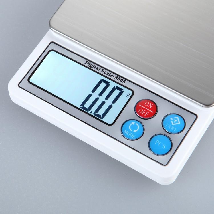 高精度珠宝秤0.01g电子口袋称2000g便携家用厨房秤0.1g黄金克称