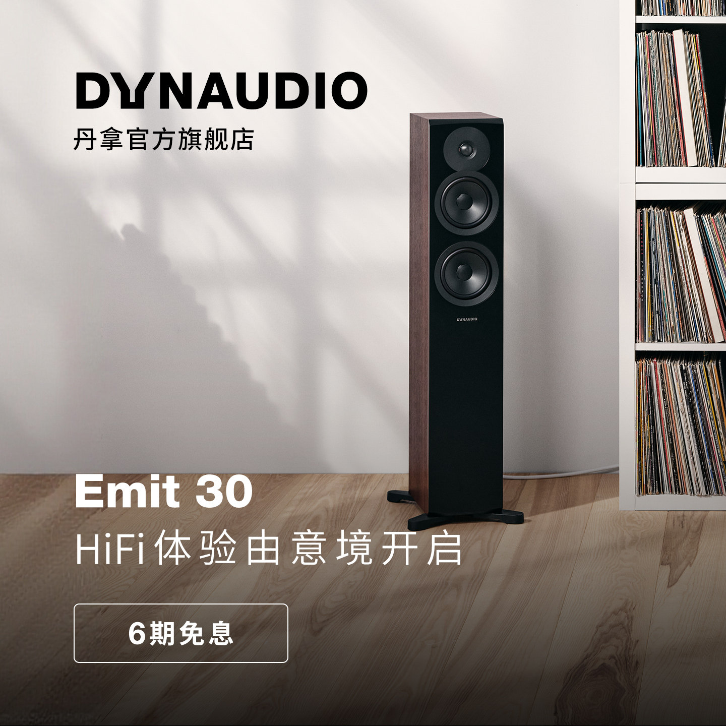 Dynaudio/丹拿 意境Emit 30无源HiFi丹拿发烧级音箱小落地音箱