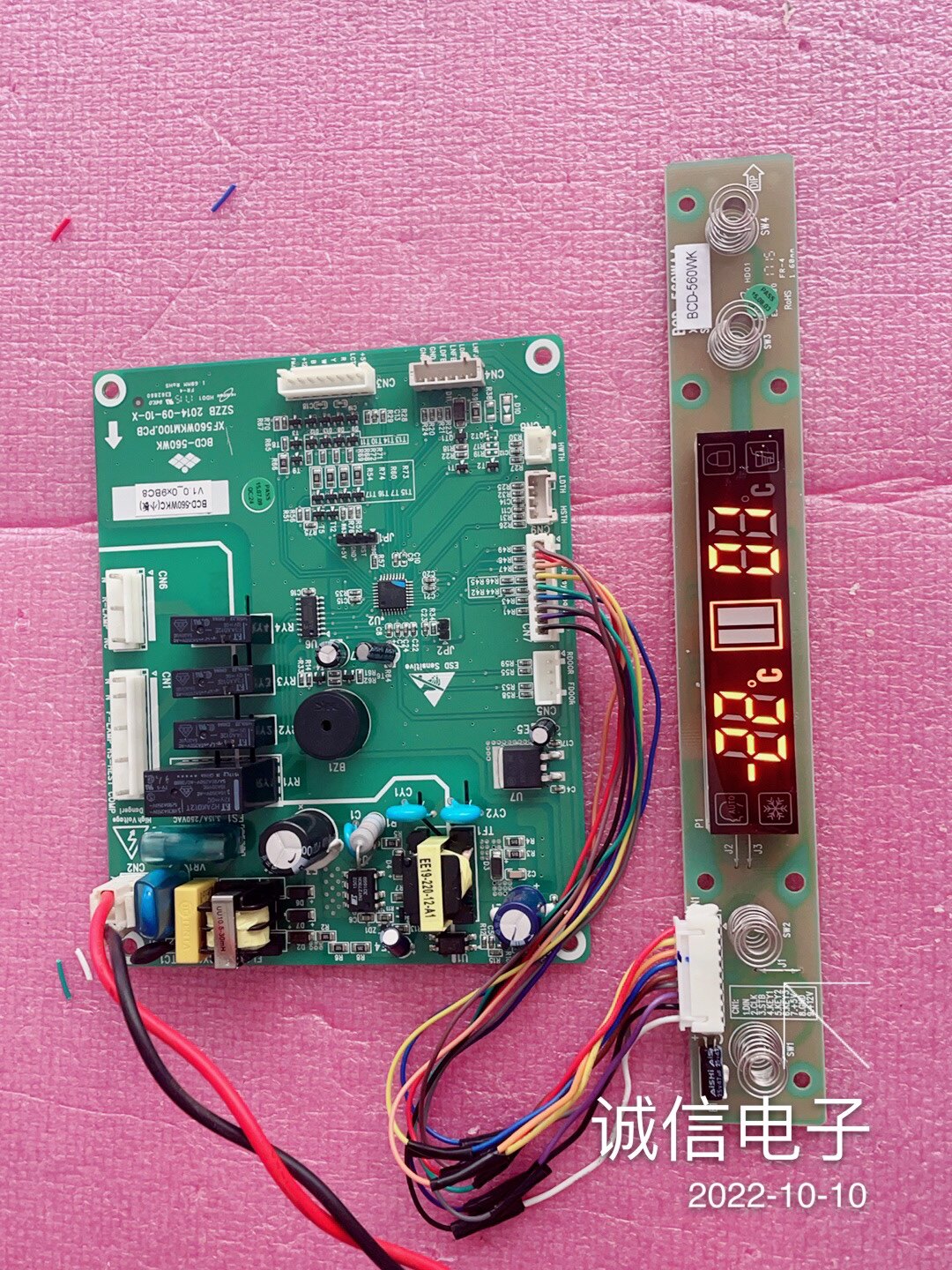 新飞冰箱主板bcd-560wkc xf560wkm100.pcb 显示板bcd-560wk测好