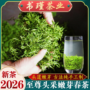 明前头芽2026年新茶叶头采高山云雾春茶头道嫩芽绿茶日照充足250g