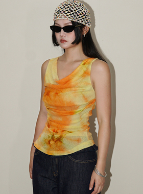 zopiclone 自制款福利特价复古气质自然荡领无袖显瘦上衣三款面料