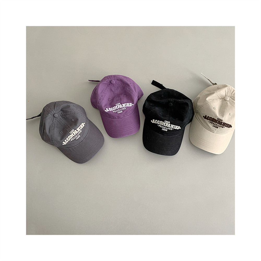 2025秋季新款韩国ins男女儿童复古休闲刺绣字母棒球鸭舌帽子潮,童装/婴儿装/亲子装,帽子,淘宝优惠券,粉丝福利购,淘宝优惠卷