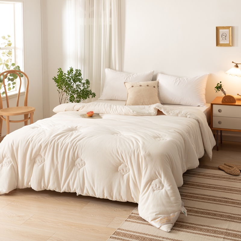 加厚全棉保暖子母柔软舒棉花被