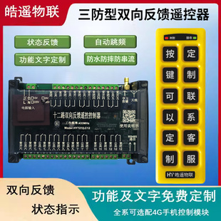 三防工业遥控器防尘防潮防摔按需定制双向反馈远距离通信控制器