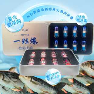 鱼味道 一粒爆钓鱼小药黑坑野钓鲫鲤草鱼添加诱导信息素鱼饵