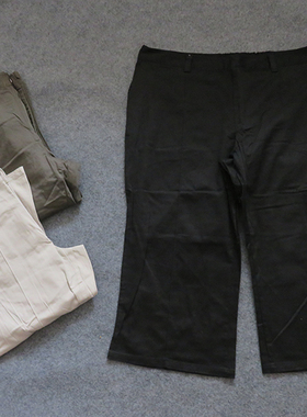 外贸日单男女休闲裤七分裤夏季98%棉126602