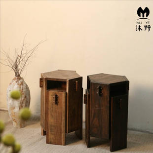 [微瑕] 沐野家具 桤木蜂巢叠凳实木椅子家用化妆凳中式方凳可叠放