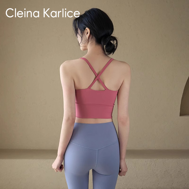 Cleina Karlice运动内衣女夏防震瑜伽服背心外穿训练健身聚拢文胸,运动/瑜伽/健身/球迷用品,瑜伽背心,淘宝优惠券,粉丝福利购,淘宝优惠卷