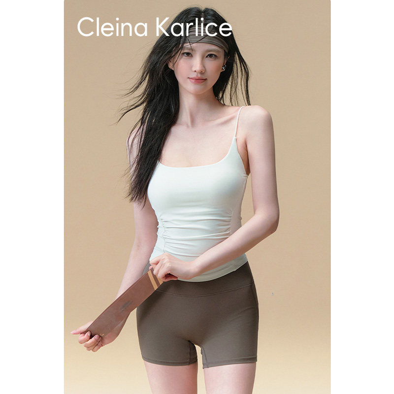 Cleina Karlice运动内衣女夏季细肩带瑜伽服背心吊带训练健身文胸,运动/瑜伽/健身/球迷用品,瑜伽背心,淘宝优惠券,粉丝福利购,淘宝优惠卷