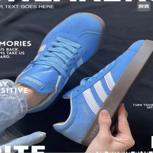 阿迪达斯「T头鞋」VL COURT 2.0休闲板鞋德训鞋男女adidas轻运动