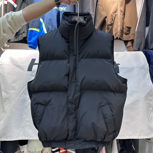 FEAR OF GOD复线ESSENTIALS无袖棉服马甲背心FOG加厚外套男女外套