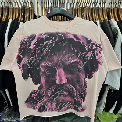 夏季时尚宽松情侣圆领短袖T恤潮