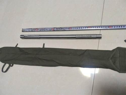 包邮军迷56三棱螺丝固定手柄改装白钢配件五金56半头盔筒空组合管