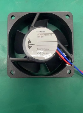 614NHHR 24VDC 3.0W 60*60*25MM 设备轴流风扇