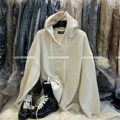 高级慵懒松弛感毛线衣女